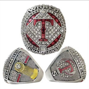 Texas Rangers World Series Championship Ring 2023 New Fan‎ Edition Display Box